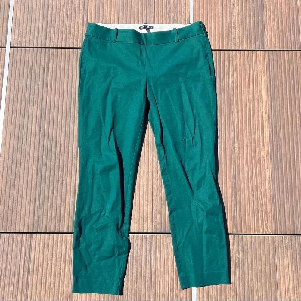 J. Crew Factory Green Skinny Pants | Size 6